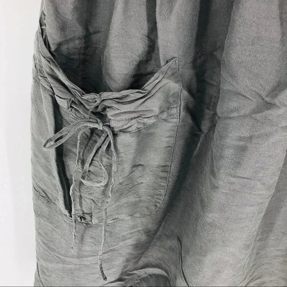 Kensie 100% silk sundress w/ruched front pockets - Picture 2 of 6